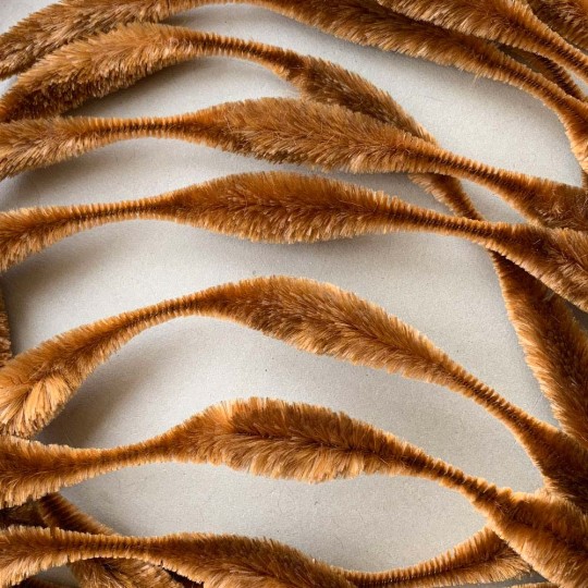 Large 5" Bump Chenille in Light Brown ~ 1 yd. (8 bumps)